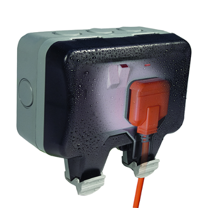 Show details for 13 Amp 2 Gang Double Pole Switched Socket Outlet Picture of 13 Amp 2 Gang Double Pole Switched Socket Outlet