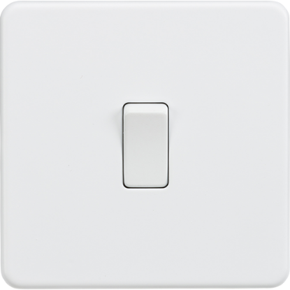 Picture of 10AX 1 Gang 2 Way Switch - Matt White