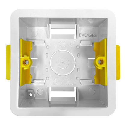 Show details for 1 Gang 35mm Dry Lining Back Box Picture of 1 Gang 35mm Dry Lining Back Box